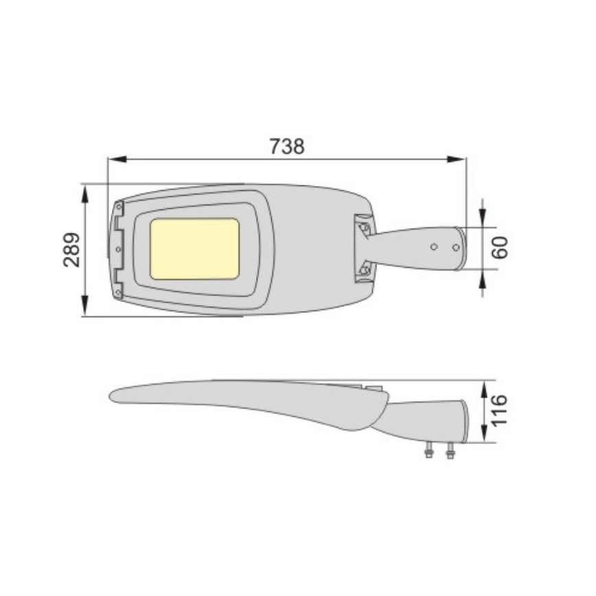 LED Straatlamp ADQUEN PLUS LED/100W/230V IP66
