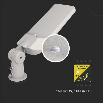 LED Straatlamp met Sensor SAMSUNG CHIP LED/50W/230V 4000K IP65