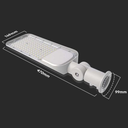 LED Straatlamp met Sensor SAMSUNG CHIP LED/50W/230V 6500K IP65