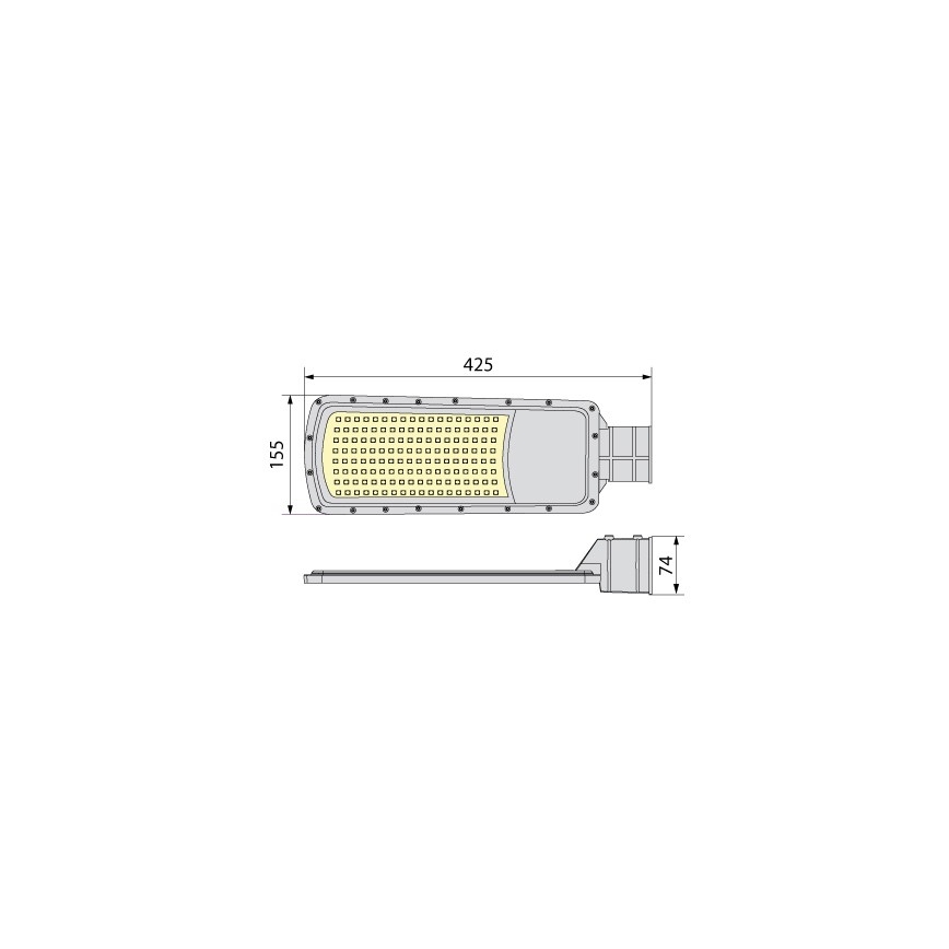 LED Straatlamp NOVUM PLUS LED/100W/230V IP65 4000K