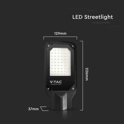 LED Straatlantaarn LED/30W/230V 4000K IP65