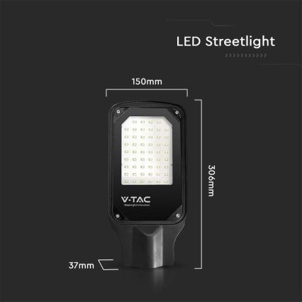 LED Straatlantaarn LED/50W/230V 4000K IP65