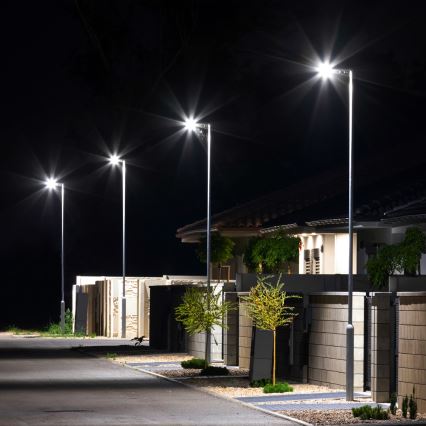 LED straatlantaarn op zonne-energie VIA 150W/15000 mAh 3,2V 6000K IP65 + afstandsbediening