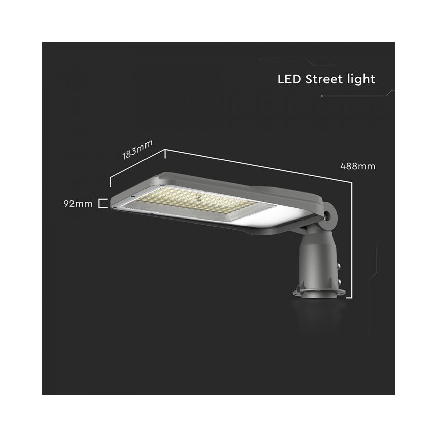 LED Straatlantaarn SAMSUNG CHIP LED/100W/230V 4000K IP65