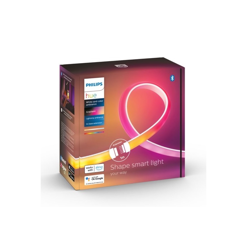 LED Strip extension set Philips Hue White And Color AmbianceLED/12,3W/230V 1 m