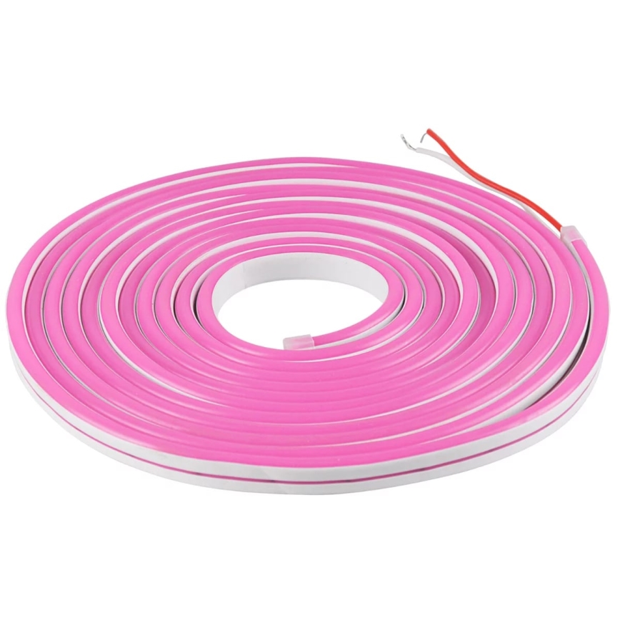 LED Strip NEON 5m LED/40W/24V roze IP65
