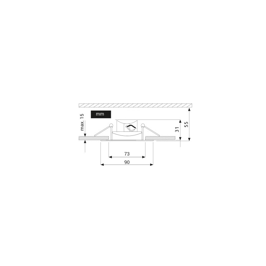 LED Suspended plafond lamp EYE LED/5W/100-250V 3000K