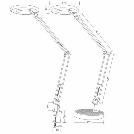 LED Tafel Lamp BIANCA LED/8W/230V