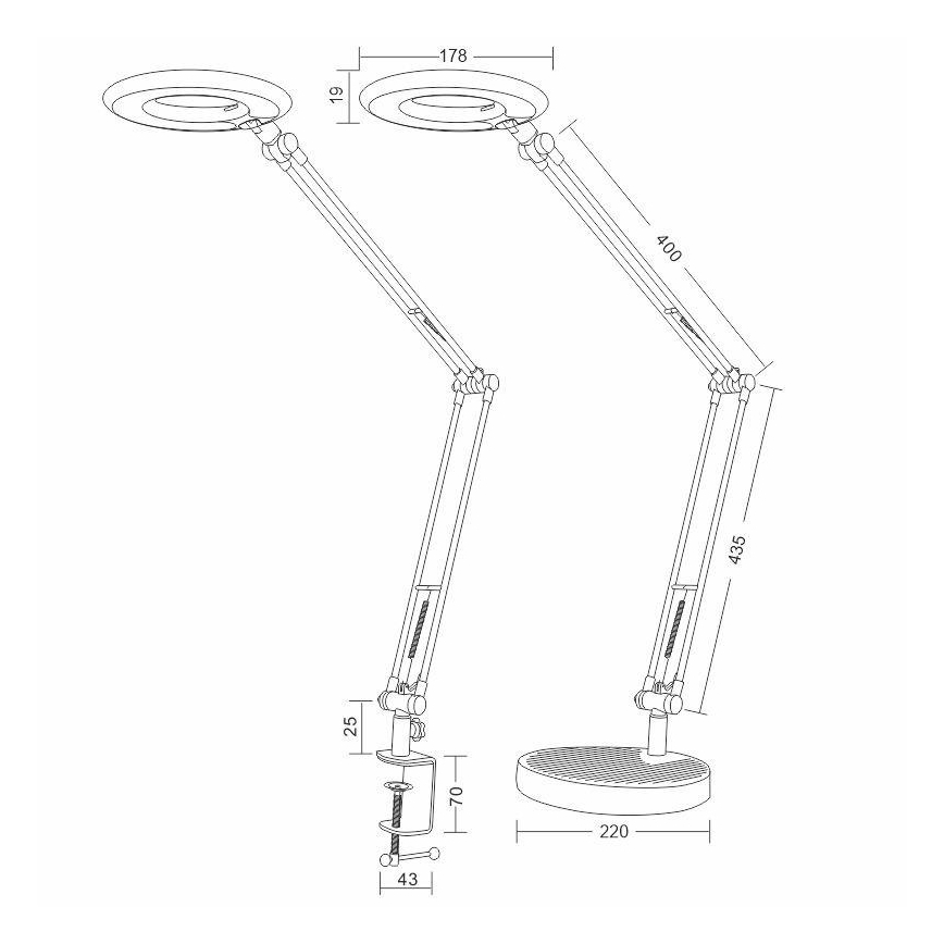 LED Tafel Lamp BIANCA LED/8W/230V