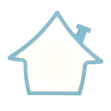 LED Tafel lamp voor kinderen HOUSE LED/10W/230V blauw