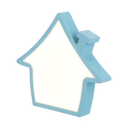 LED Tafel lamp voor kinderen HOUSE LED/10W/230V blauw