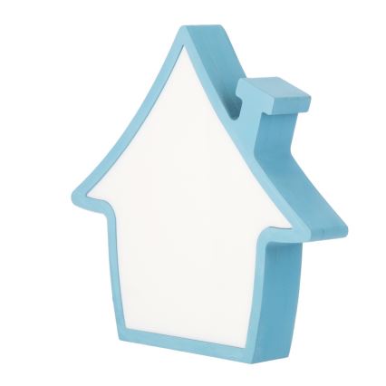 LED Tafel lamp voor kinderen HOUSE LED/10W/230V blauw