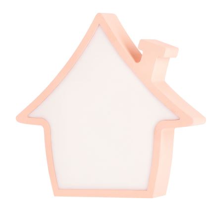 LED Tafel lamp voor kinderen HOUSE LED/10W/230V roze