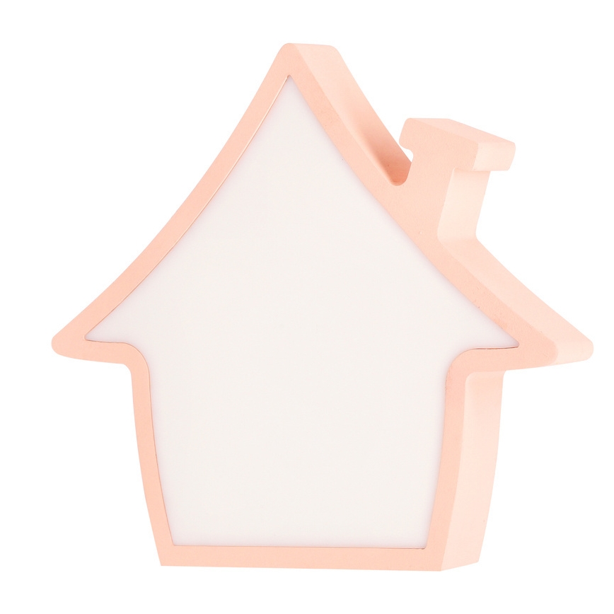 LED Tafel lamp voor kinderen HOUSE LED/10W/230V roze