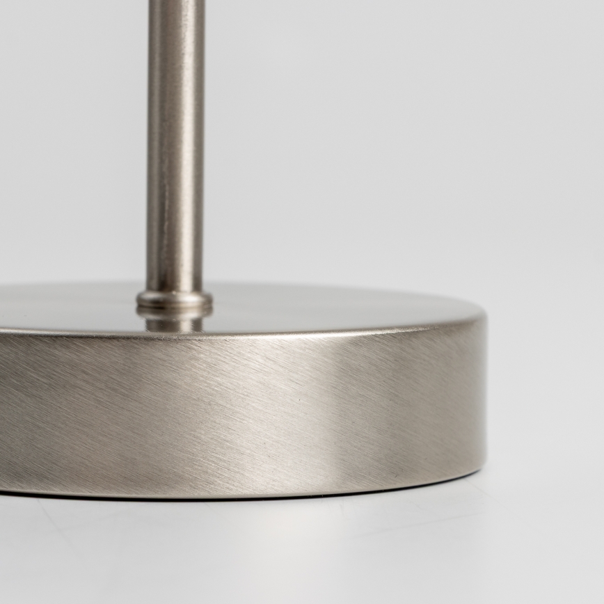 LED-tafellamp 1xE14/5W/230V grijs/mat chroom