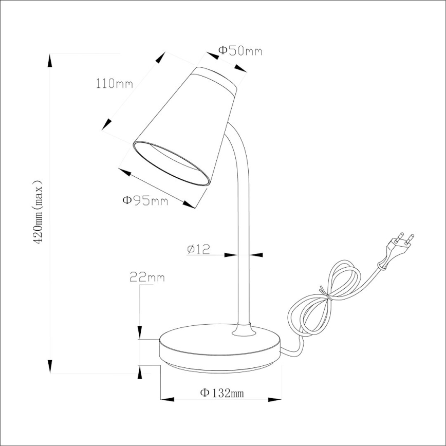 LED Tafellamp CHICO LED/4,5W/230V wit