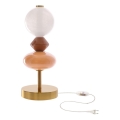 LED tafellamp FLORES LED/10W/230V goud/oranje/bruin
