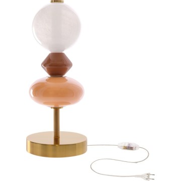 LED tafellamp FLORES LED/10W/230V goud/oranje/bruin