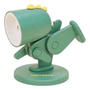 LED tafellamp LED/0,06W/3xLR41 dinosaurus groen