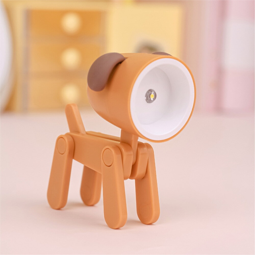 LED tafellamp LED/0,06W/3xLR41 hond oranje