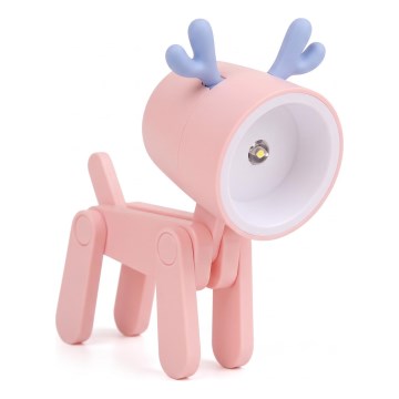 LED tafellamp LED/0,06W/3xLR41 roze rendier