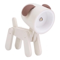LED tafellamp LED/0,06W/3xLR41 witte hond