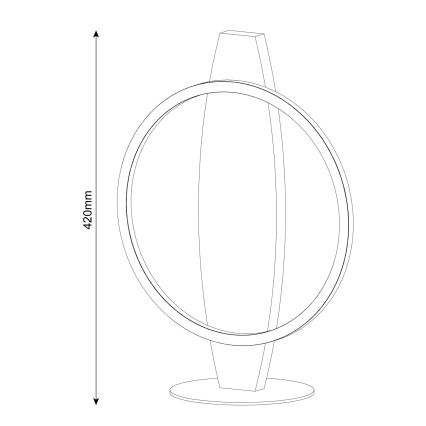 LED tafellamp MELISA LED/10W/230V grenen