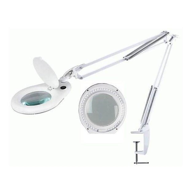 LED Tafellamp met Vergrootglas en Clip LED/15W/230V