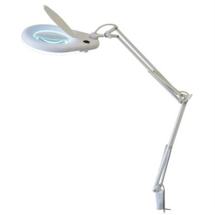 LED Tafellamp met vergrootglas LED/9W/230V wit/glanzend chroom