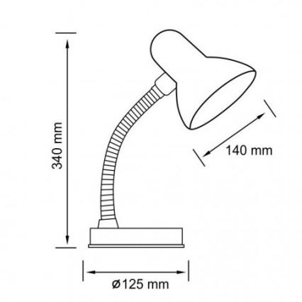 LED Tafellamp TAMI LED/5W/230V rood