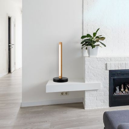 LED tafellamp VERDE LED/10W/230V 3000K eiken/zwart