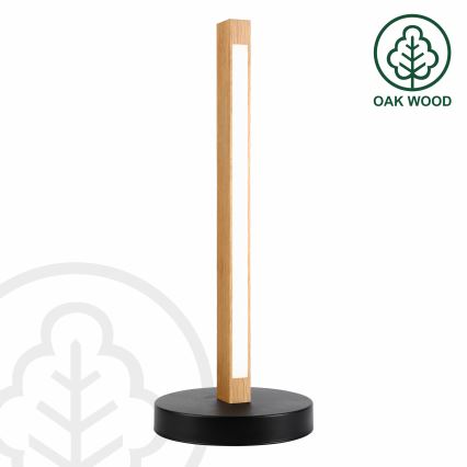 LED tafellamp VERDE LED/10W/230V 3000K eiken/zwart