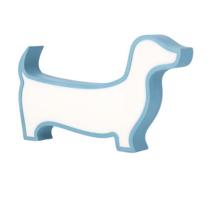 LED tafellamp voor kinderen DOG LED/12W/230V blauw