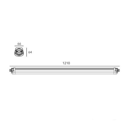 LED technisch TL-armatuur LUMEXO LED/36W/230V 4000K IP65 121 cm