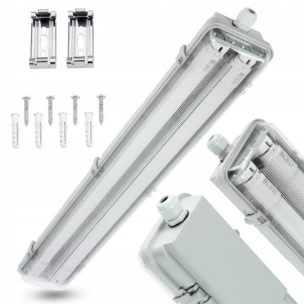 LED technisch TL-armatuur T8 2xG13/10W/230V 6000K 60 cm IP65 wit