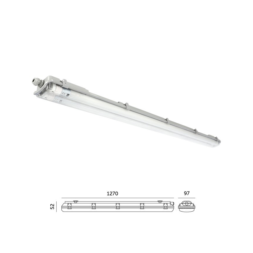 LED technisch TL-armatuur T8 2xG13/18W/230V 5000K IP65 127 cm