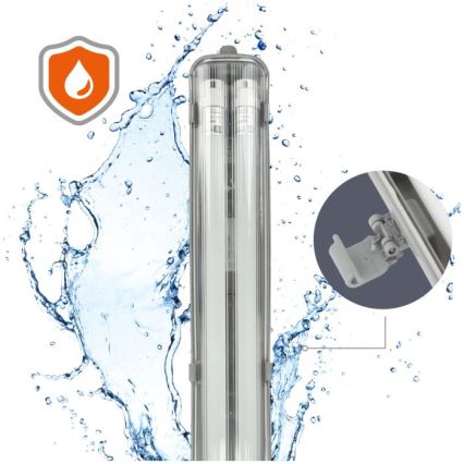 LED technisch TL-armatuur T8 2xG13/18W/230V 6500K IP65 127 cm