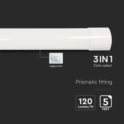 LED TL-buislamp LED/50W/230V 3000/4000/6500K 146 cm