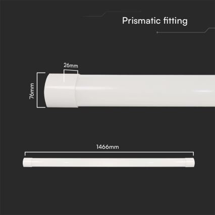 LED TL-buislamp LED/50W/230V 3000/4000/6500K 146 cm