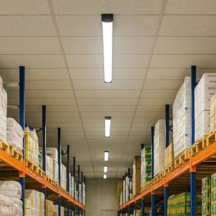 LED TL-armatuur LED/18W/230V 4000K 60 cm zwart