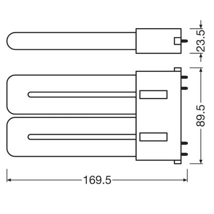 LED TL-buis 2G10/12W/230V 3000K - Osram