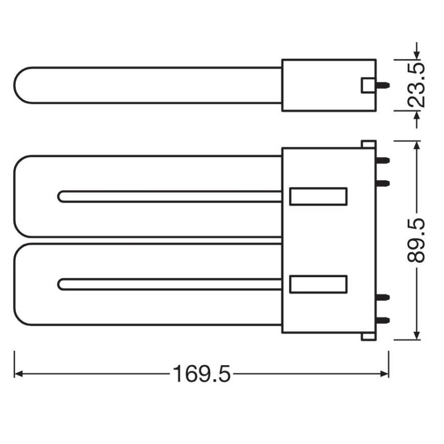LED TL-buis 2G10/12W/230V 4000K - Osram