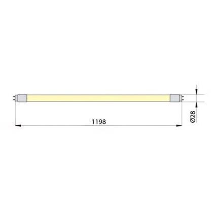 LED TL-buis ECOSTER T8 G13/18W/230V 3000K