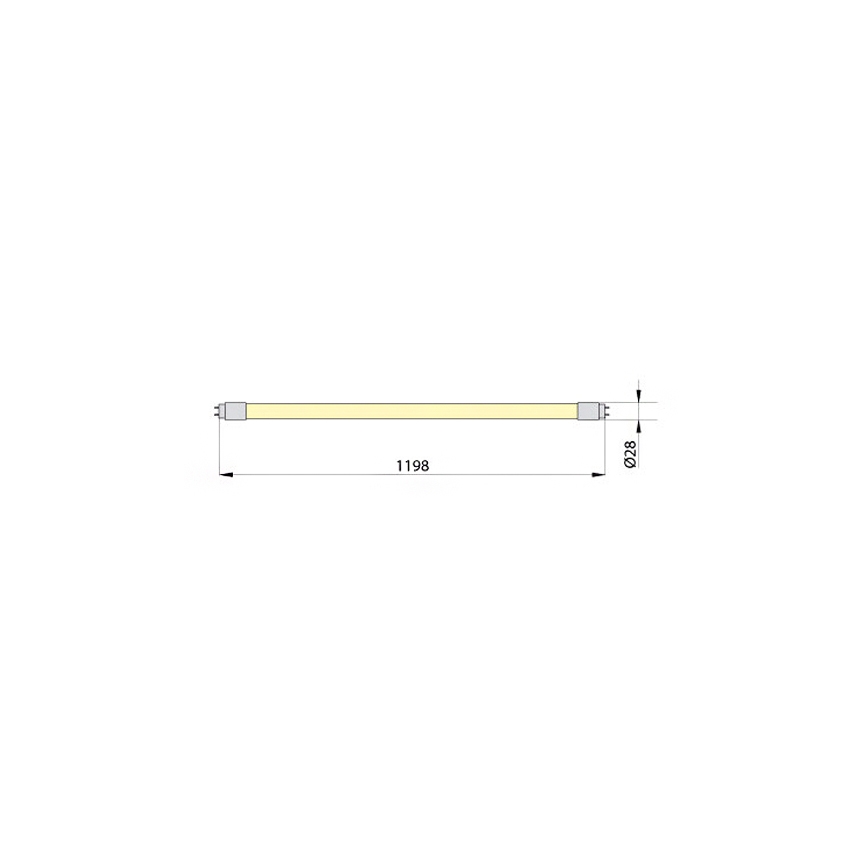 LED TL-buis ECOSTER T8 G13/18W/230V 3000K