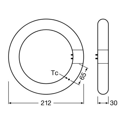 LED TL-buis G10q/11W/230V 6500K - Osram