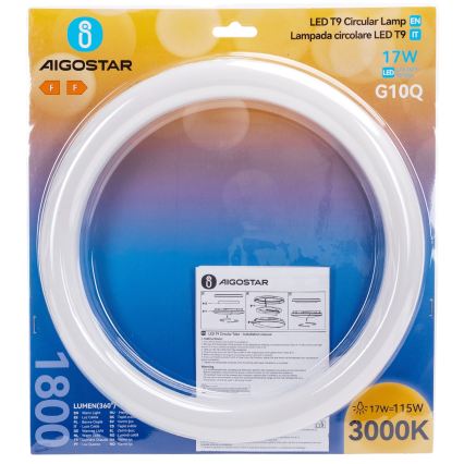 LED TL-buis G10q/17W/230V 3000K - Aigostar