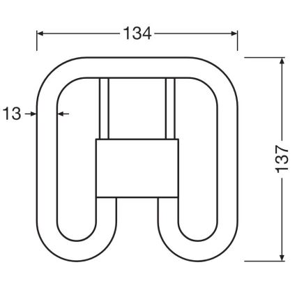 LED TL-buis GR8/7W/230V 3000K - Osram