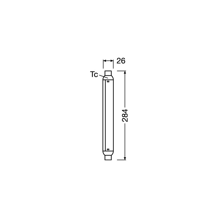 LED TL-buis LINE S15s/7W/230V 2700K - Osram