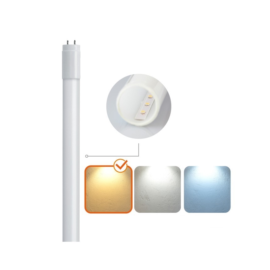LED TL-buis T8 G13/18W/230V 3000K 120 cm