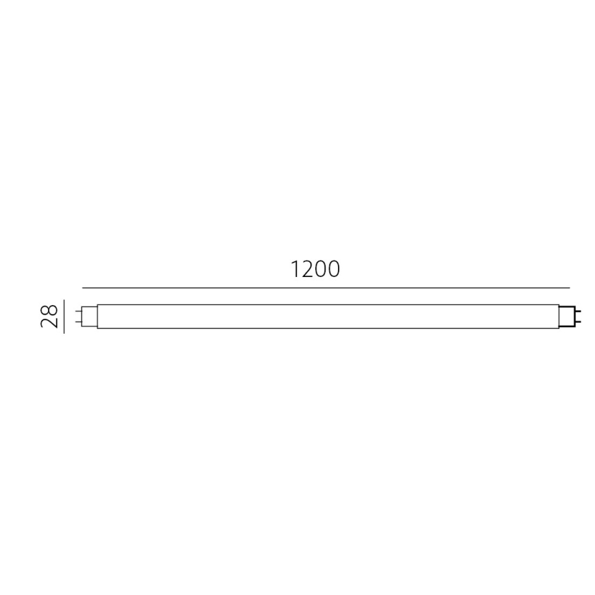 LED TL-buis T8 G13/18W/230V 4000K 120 cm